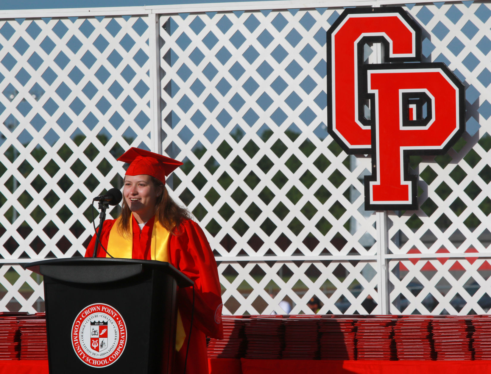 Crown Point High School graduation